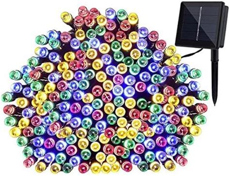 Quace Solar Light 100 LED Festival Fairy String Light Multi Colour ...