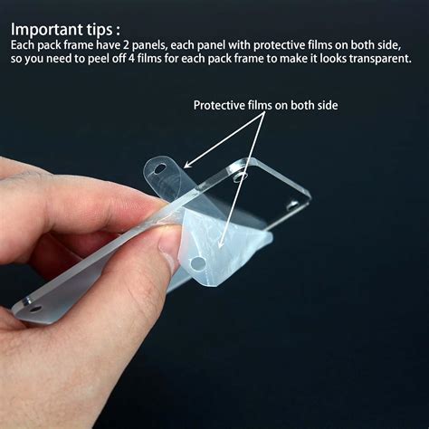 Buy Magnetic Instax Mini Photo Frame, Acrylic 2x3 Mini Polaroid Picture ...