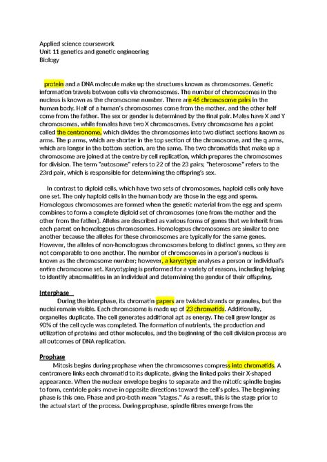 unit 11 applied science aim b - Applied science coursework Unit 11 ...