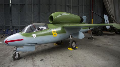 Heinkel He-162A-1 Volksjager (Salamander) at Imperial War Museum ...