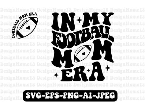 In My Football Mom Era Retro SVG Gráfico por TshirtMaster · Creative ...