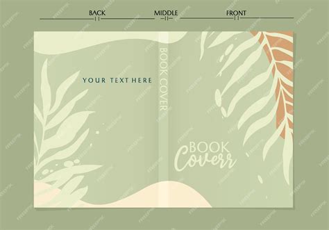 Premium Vector | Beautiful book cover set. Aesthetic boho design with ...