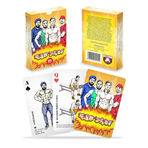 Buy 52 Ways Gym Bros I Playing Card Deck for Gym Lovers I Hand ...