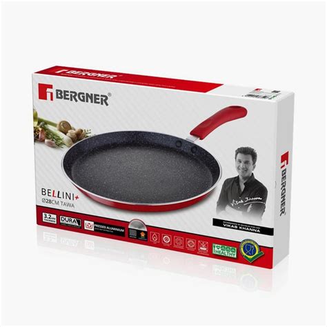 Buy BERGNER Bellini + Pressed Aluminium Non-Stick Dosa/Roti Tawa- 28 cm ...