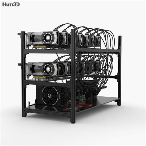 Майнинг Ферма 3D модель - Скачать Компьютерные аксессуары на 3DModels.org
