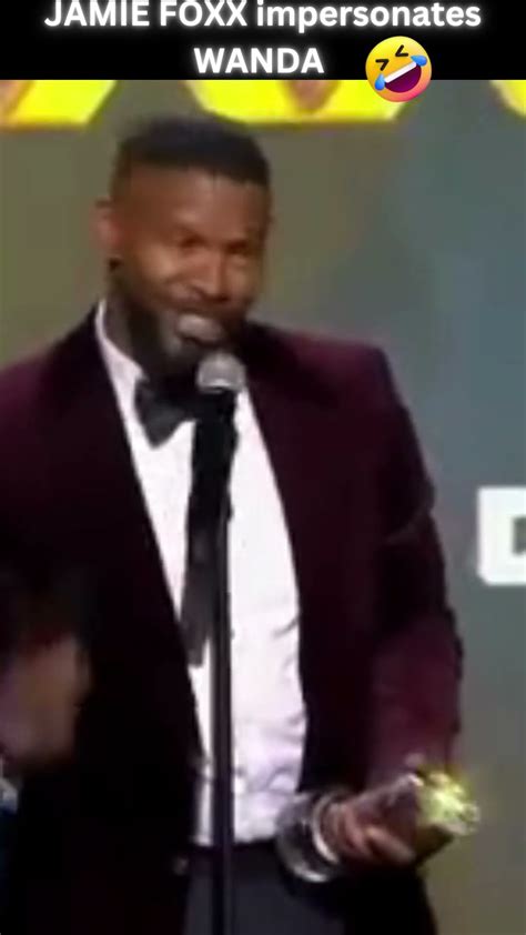 JAMIE FOXX impersonates WANDA (LOL) #shorts - YouTube