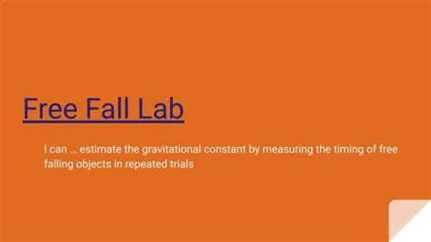 Pivot Interactives Free Fall Lab 的图像结果