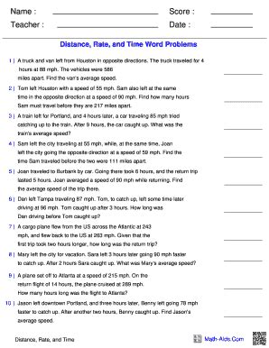 Distance Word Problems 的图像结果