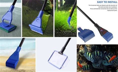 Emily Pets 5-in-1 Aquarium Fish Tank Clean Set, Aquarium Cleaning Kit ...