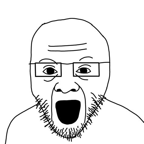 2 soyjaks pointing : r/weirddalle