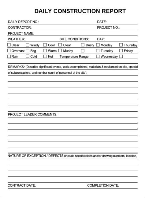 Image result for Contractor Daily Log Book