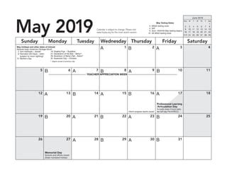 HCPSS Calendar2018-19 | PPT