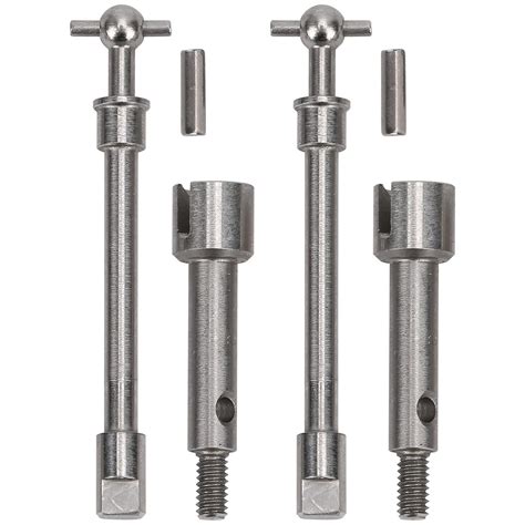 RC Stainless Steel 2 Sets Front Drive Shaft Dog Bone Replacement for ...