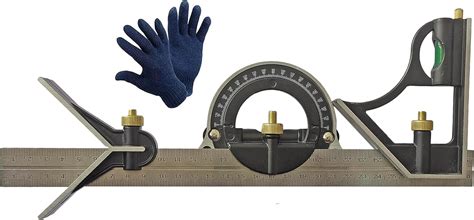 KRISTEEL | Combination Try & Metre Square - Set 4 pc. 300 mm. (Polish ...