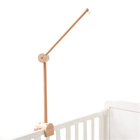 Amazon.com : Wooden Crib Mobile Arm | Baby Crib Mobile Arm Wooden ...