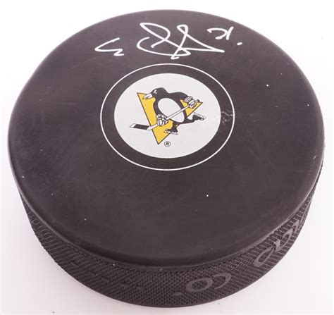 Lot Detail - Evgeni Malkin Autographed Penguins Logo Puck