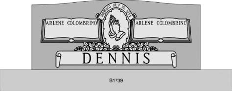 Custom Memorials | Tombstones | Monuments | Stasswender Dietz Memorial