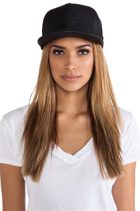 UNIF Braille Hat in Black | REVOLVE