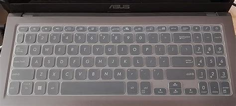 Saco Keyboard Protector Silicone Skin Cover for ASUS X515JA-EJ322TS 15. ...