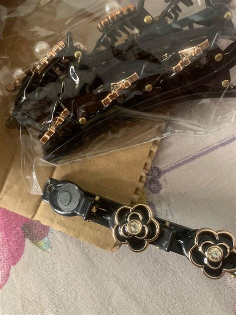 PALAY 4Pcs Sparkling Braided Hair Clips Girls Crystal Stone Hair Braid ...