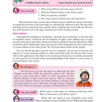 Textbook Space Missions - Maharashtra SSC Board Courses for Class 10 PDF