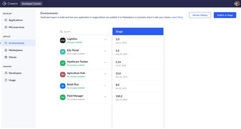 Zoho Developer Console 的图像结果