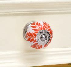 Ceramic floral pattern knobs - exterior doorknobs - door handles ...