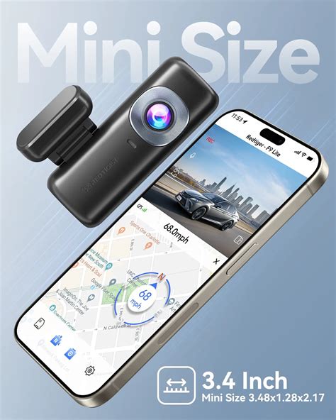 REDTIGER F9 Lite 4K Front Mini Dash Cam F9