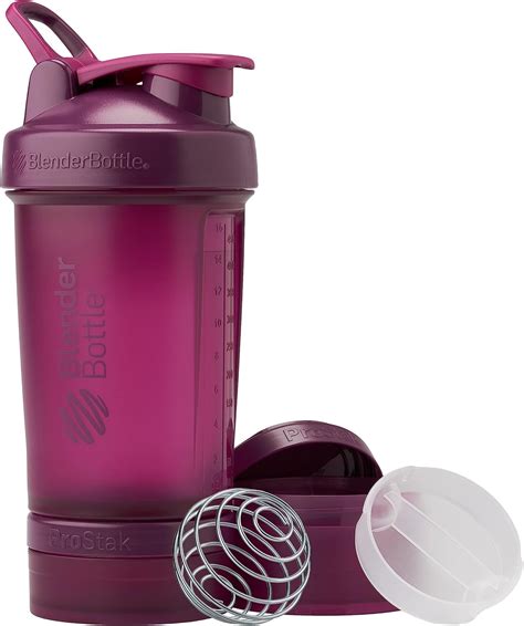 BLENDER BOTTLE PROSTAK V2 PLUM 22OZ : Amazon.fr: Health & Household