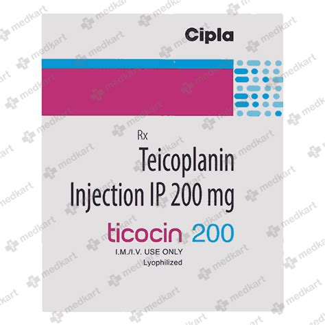 TICOCIN 200MG INJECTION, Price, Composition & Generic Alternatives ...