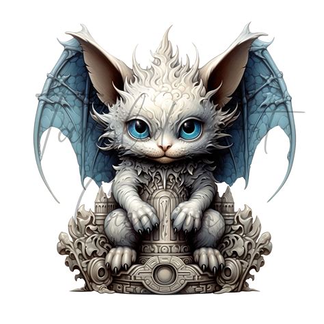 Cute Gargoyle Drawing
