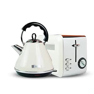 Buy HADEN Stainless Steel Toaster & Kettle- (Cream) -Set of 2 Kitchen ...