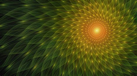 Download wallpaper 2560x1440 fractal, funnel, glow, abstraction ...