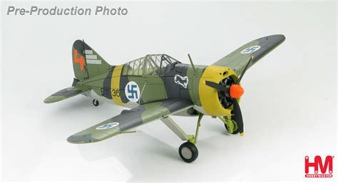 Brewster Model 239 flown by Ilmari Juutilainen, 3/LeLv 24, Suulajarvi ...