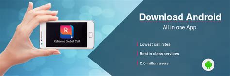 Download Android Calling App for INDIA - Reliance Global Call