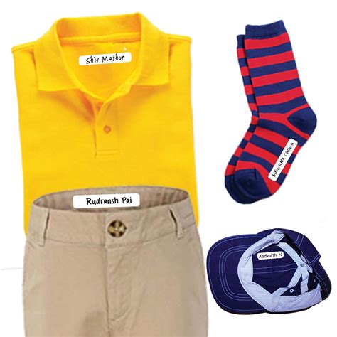 Insta Labels Iron on Name Labels for Clothing | Easy to use Writeable ...