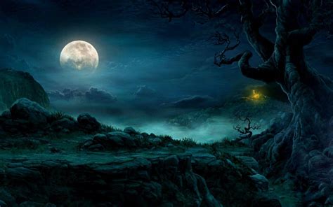 Dark Forest Moon Wallpapers - Top Free Dark Forest Moon Backgrounds ...