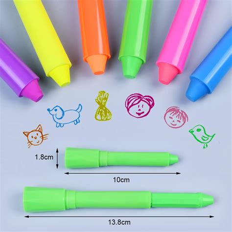 Buy AOMIG Twistable Crayons, 6 Colors Safe Non-Toxic Washable Face ...