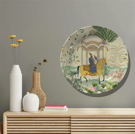 Mughal Emperor Riding a horse: Buy Premium Quality Decorative Art ...