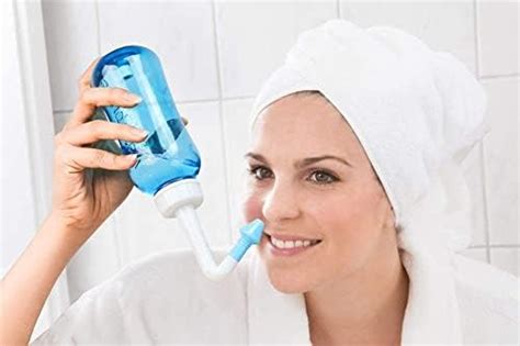 Anugrah Neti Pot Sinus Rinse Bottle Nasal Wash Bottle Nose Wash Cleaner ...