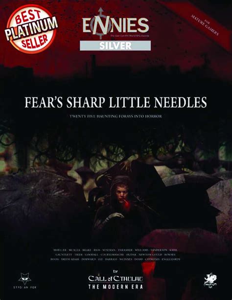 Fear's Sharp Little Needles: 27 Dark Scenarios Against the Cthulhu ...