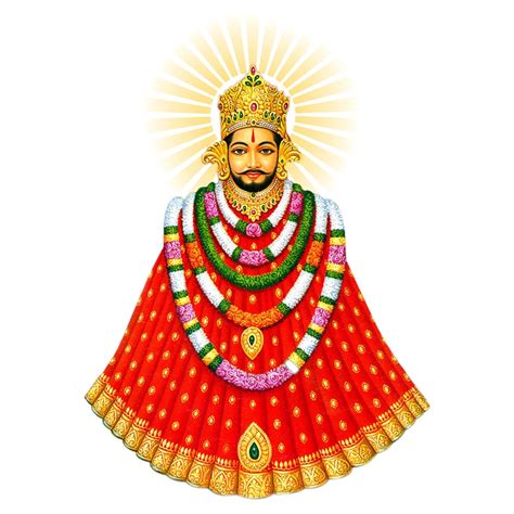 Sticker Yard Lord Khatu Shyam ji Vinyl Multicolor Wall Stickers ...