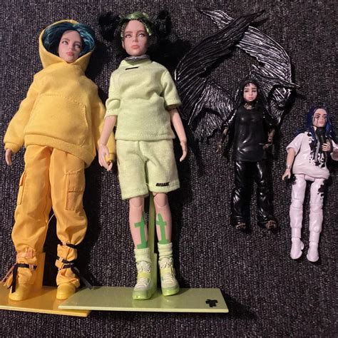 Billie Eilish collector doll bundle - $80 for all 4... - Depop