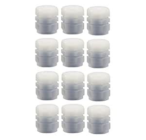 AUGEN 12 Pieces Luminous Auto Dust Tyre Valve Caps Fluorescent Blue ...