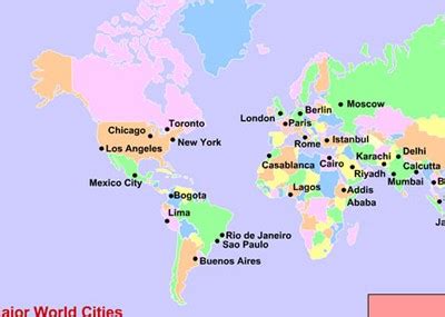 World Cities Interactive Map