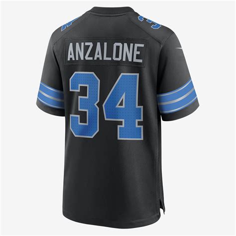 Alex Anzalone Detroit Lions Men's Nike NFL Game Football Jersey. Nike.com