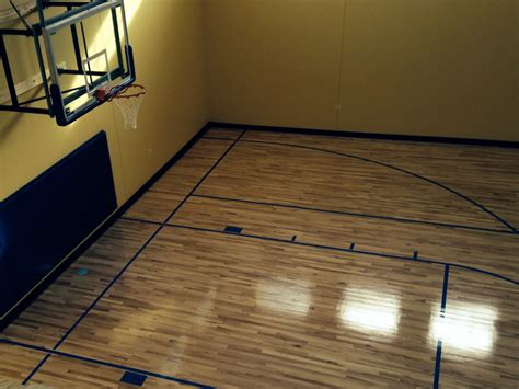 Residential Wood Gym Flooring