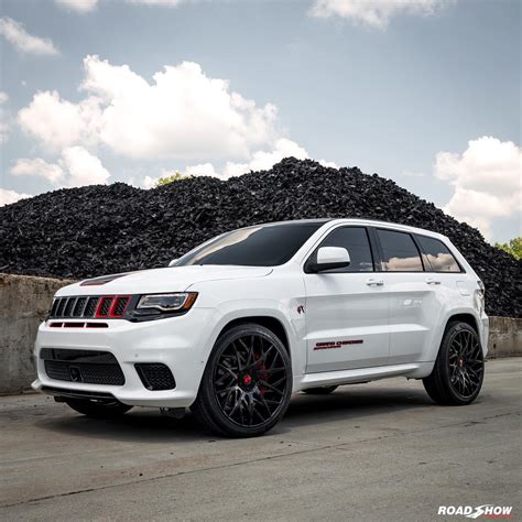 Jeep Trackhawk RS Edition Looks All Satin White and Black Suede, It's Also Reddish - autoevolution