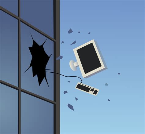 Image result for Angry Kid Throws Computer Out Window