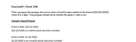 Image result for Java SSN Format